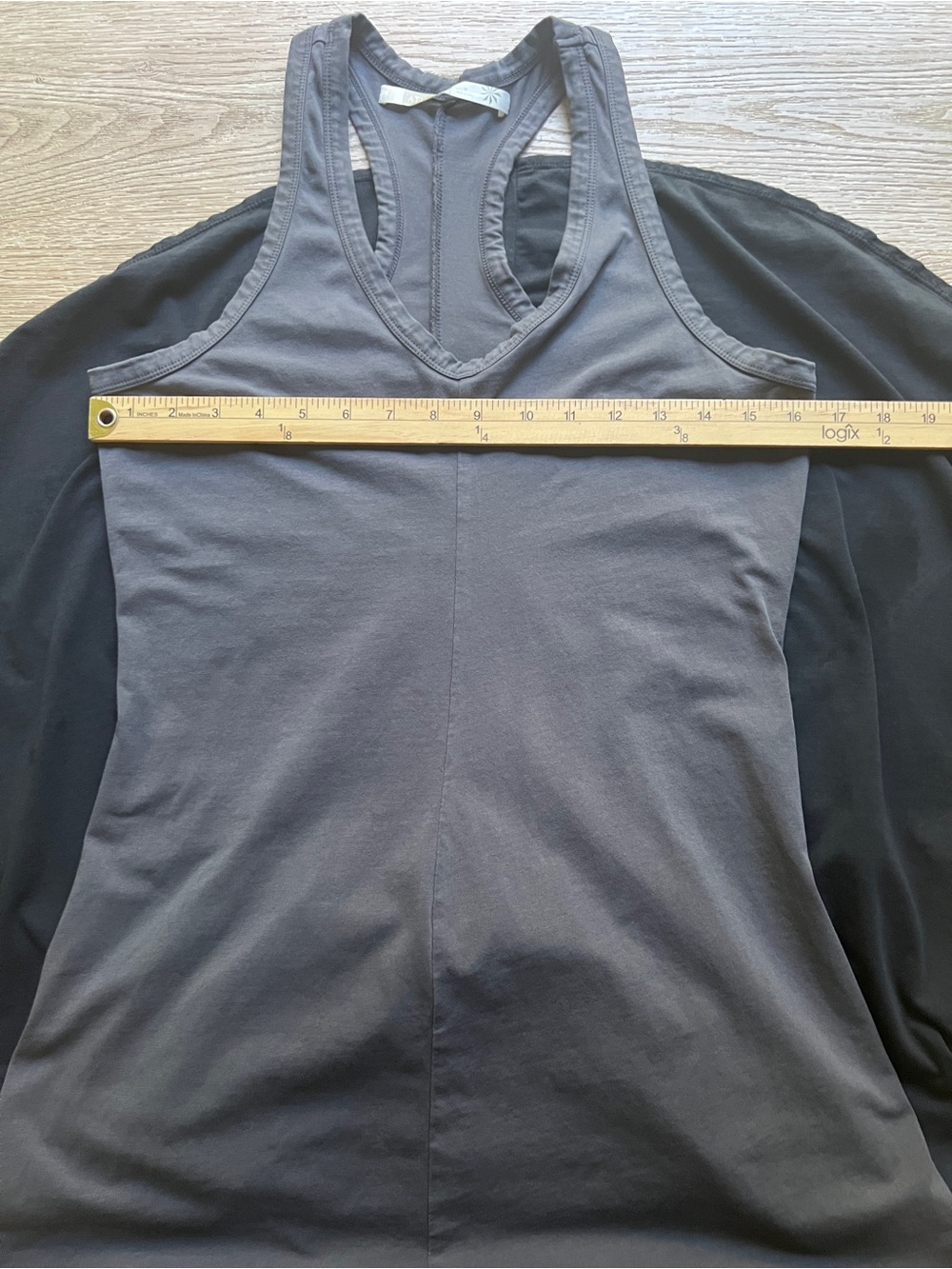 Athleta Dip Dye Middy Racerback Dress in Flint Grey - Picture 7 of 13